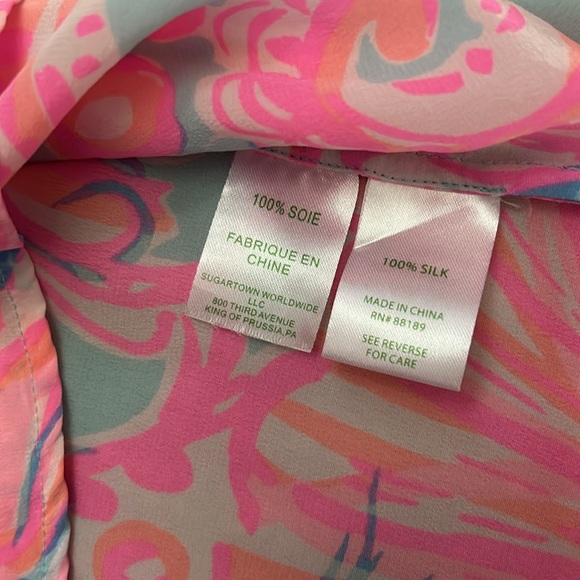 Lilly Pulitzer “Too Much Bubbly” Elsa Top - Picture 3 of 4